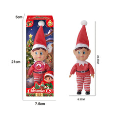 Charming Musical Light-Up Baby Elf Doll for Seasonal Holiday Home Decoration
