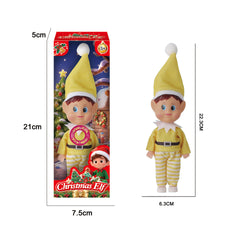 Charming Musical Light-Up Baby Elf Doll for Seasonal Holiday Home Decoration
