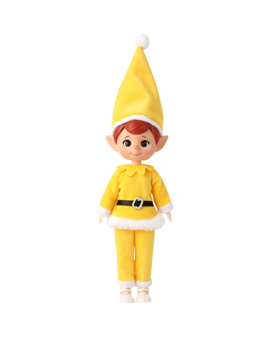 Cute New Style Standing Holiday Elf Festive Christmas Decoration with  Design Accents