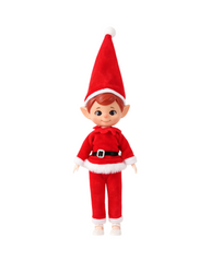Cute New Style Standing Holiday Elf Festive Christmas Decoration with  Design Accents