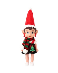 Holiday Festive Plush Baby Elf Shelf Toy Decoration