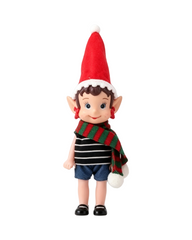 Holiday Festive Plush Baby Elf Shelf Toy Decoration