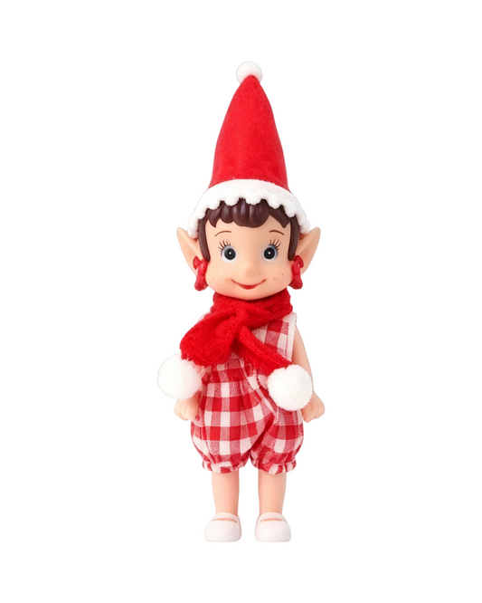 Holiday Festive Plush Baby Elf Shelf Toy Decoration
