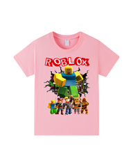 Video Game Graphic Print Short-Sleeve Kids Cotton T-Shirt