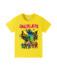 Video Game Graphic Print Short-Sleeve Kids Cotton T-Shirt