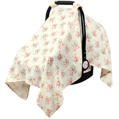 Cotton Blanket Cover for Baby Stroller with Velcro
