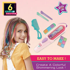 Jewel hair kit or hair chalk salon set