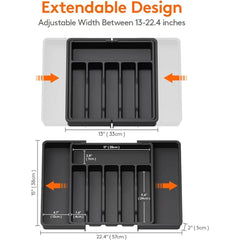 Extendable Cutlery Storage Tray