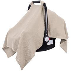 Cotton Blanket Cover for Baby Stroller with Velcro