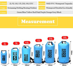 Patterned Waterproof Lightweight Beach Pack Bag