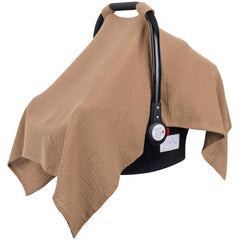 Cotton Blanket Cover for Baby Stroller with Velcro