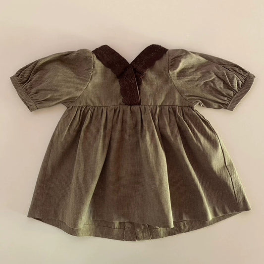 Golden Vintage Charm Dress