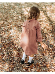 Knee-High Long-Sleeved Summer Dress