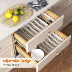 Extendable Cutlery Storage Tray