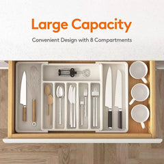Extendable Cutlery Storage Tray