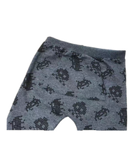Dark Grey Patterned Boys Track Pants