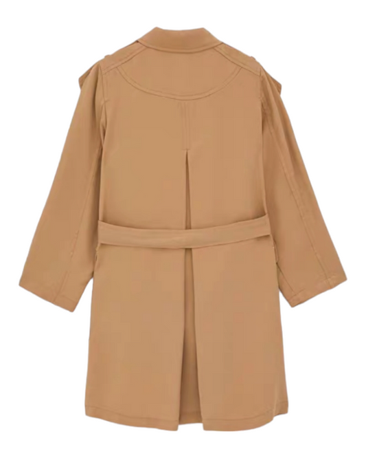 Brown trendy coat
