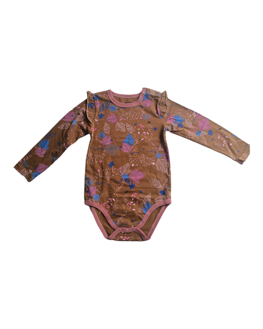 Brown Organic Cotton Bodysuit