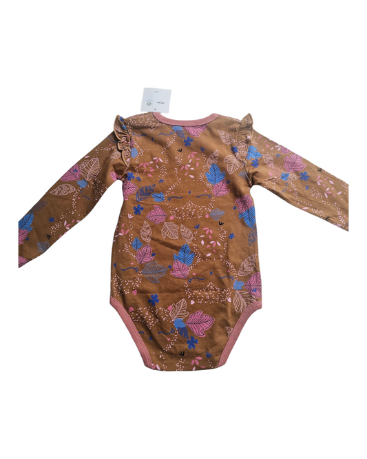 Brown Organic Cotton Bodysuit