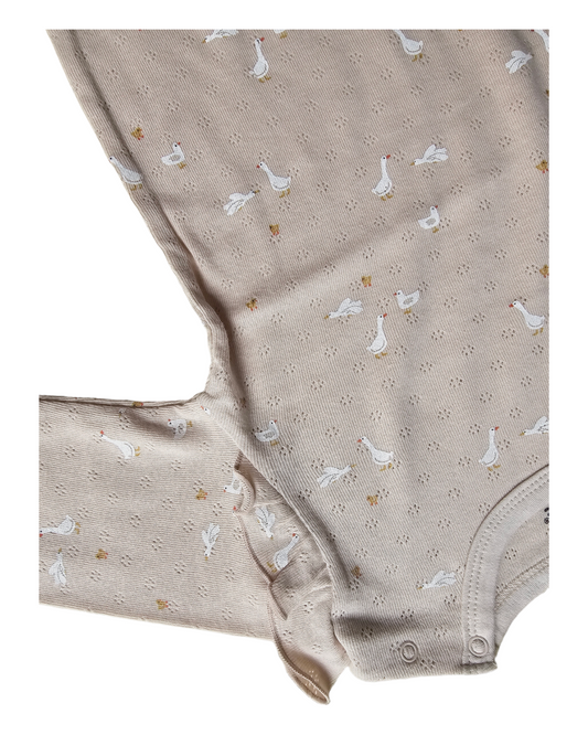 Sleek Organic Cotton Bodysuit