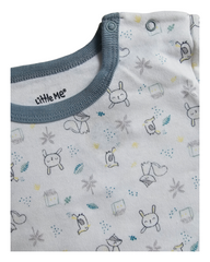 Organic Cotton Animal Patterns Bodysuit