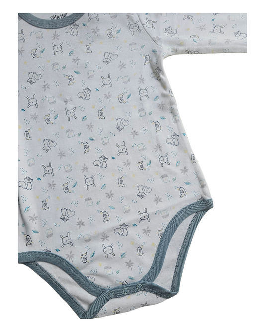 Organic Cotton Animal Patterns Bodysuit