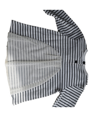 Stripy Long-Sleeve Graphic Top