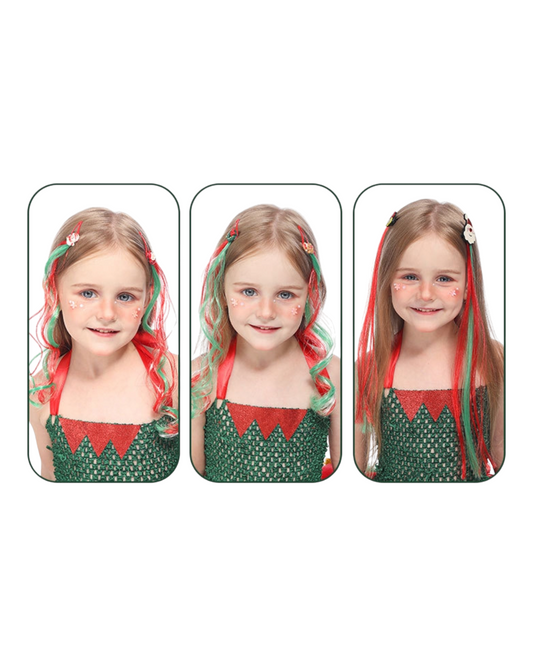 Santa’s Sleigh Hair Clip & Extension
