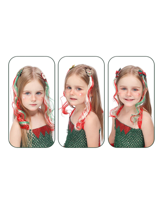 Santa’s Sleigh Hair Clip & Extension
