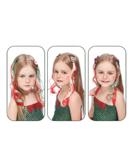 Santa’s Sleigh Hair Clip & Extension