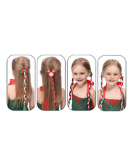 Santa’s Sleigh Hair Clip & Extension