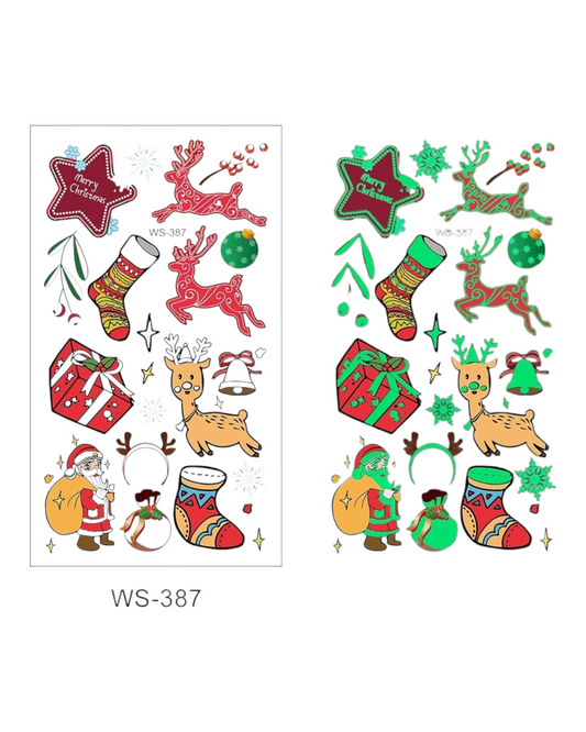 Christmas Night Light Glow-In-The-Dark Stickers