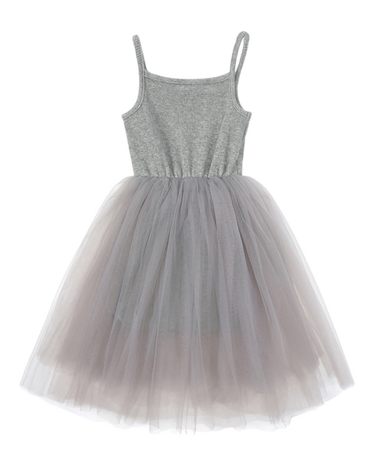 Singlet Top Dress with Tulle Skirt