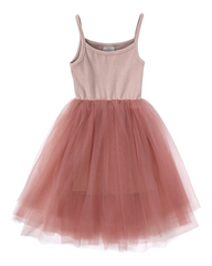 Singlet Top Dress with Tulle Skirt