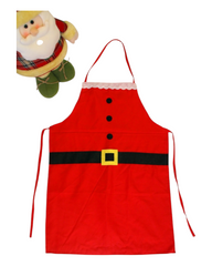 Festive Red Santa Apron