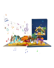 Cartes de Noël pop-out musicales