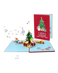 Cartes de Noël pop-out musicales