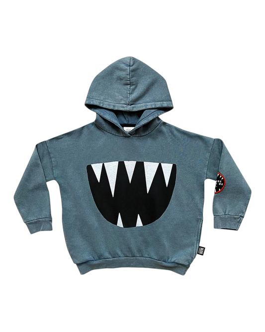 Grey Shark Hoodie