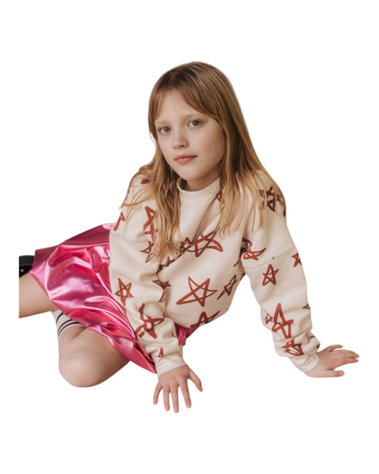 Sweater with Star Pattern