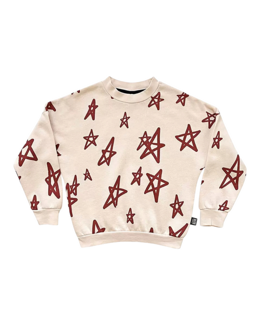 Sweater with Star Pattern
