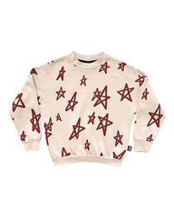 Sweater with Star Pattern