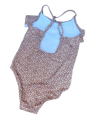 Girls' Patterned One-Piece Swimsuit