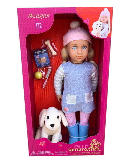 Megan Dog Owner Girl Doll