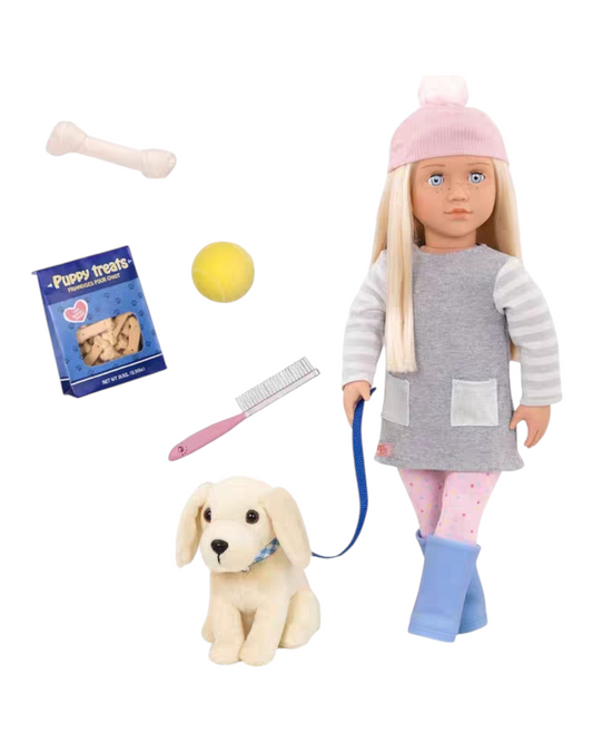 Megan Dog Owner Girl Doll