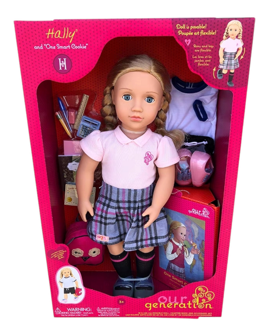 Hally School Girl Doll