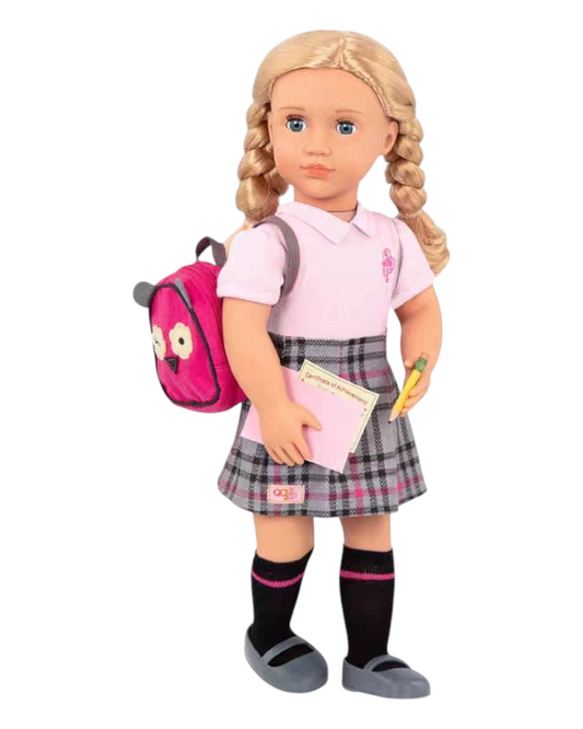 Hally School Girl Doll