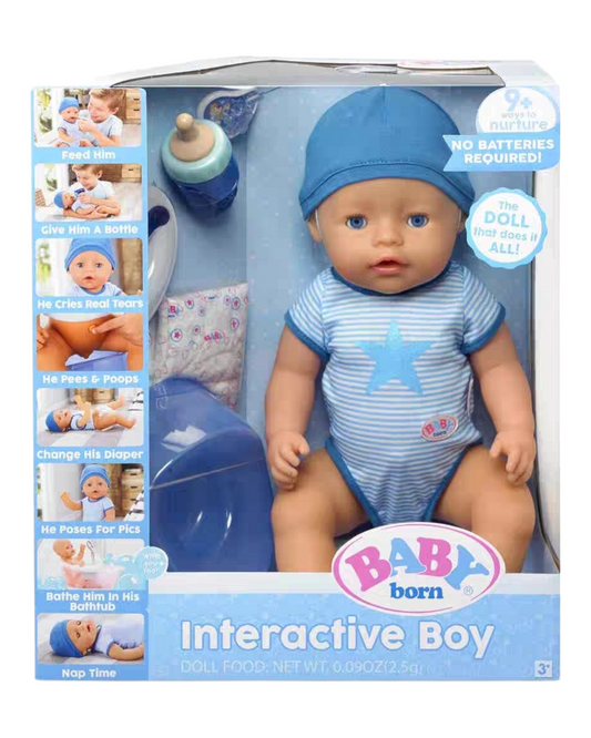 Interactive baby boy