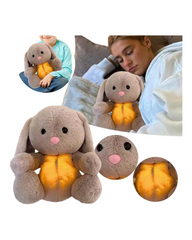 4 Models Musical Plush Rabbit Toy Breathing Soothing Plush Stuffed Doll Singing