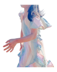 Wrap Dress with Frill
