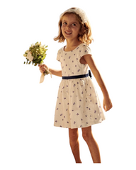Floral Back Tie Summer Dress